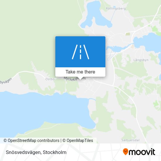 Snösvedsvägen map