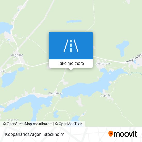 Kopparlandsvägen map