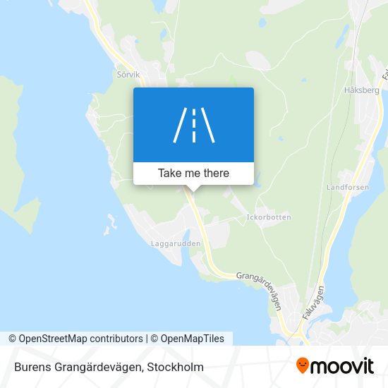 Burens Grangärdevägen map