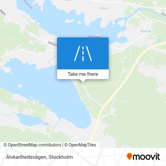 Älvkarlhedsvägen map