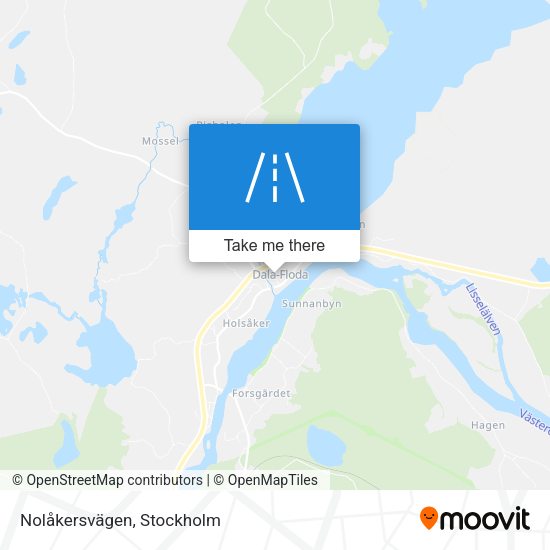 Nolåkersvägen map