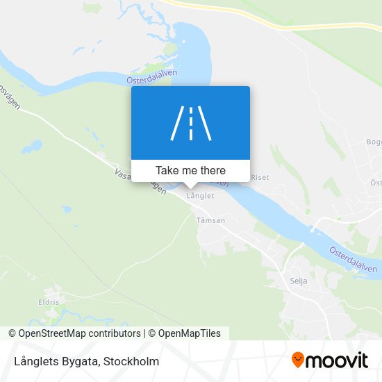 Långlets Bygata map