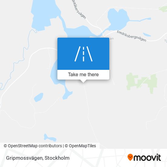 Gripmossvägen map