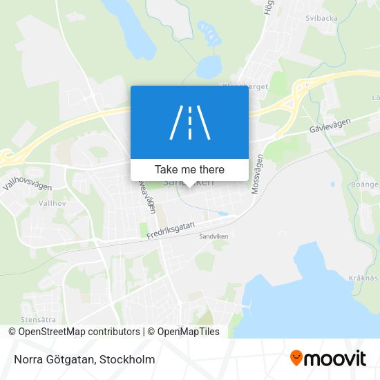 Norra Götgatan map