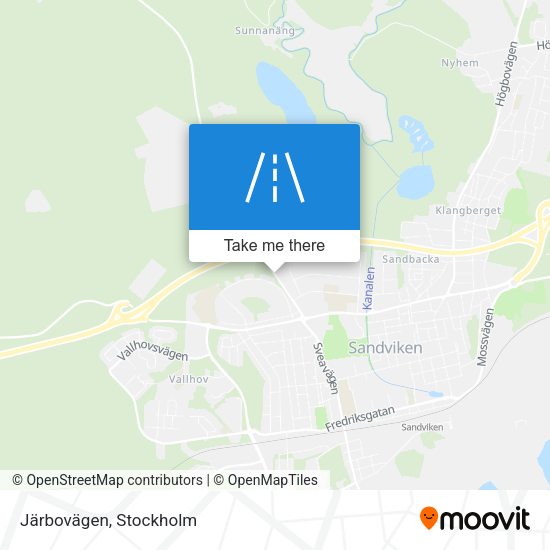 Järbovägen map