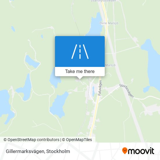 Gillermarksvägen map