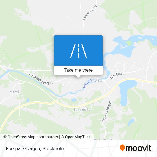 Forsparksvägen map