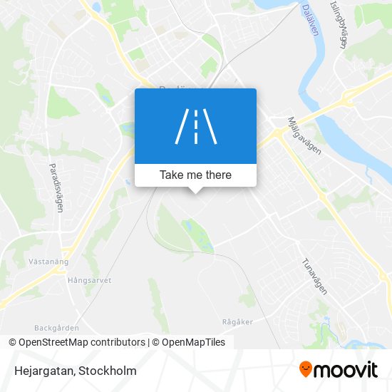 Hejargatan map