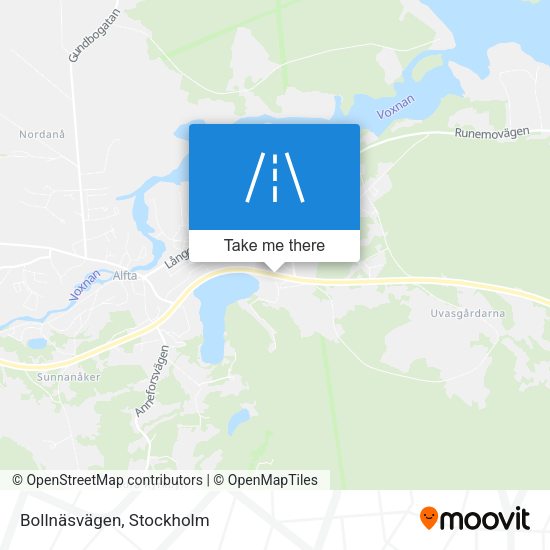 Bollnäsvägen map