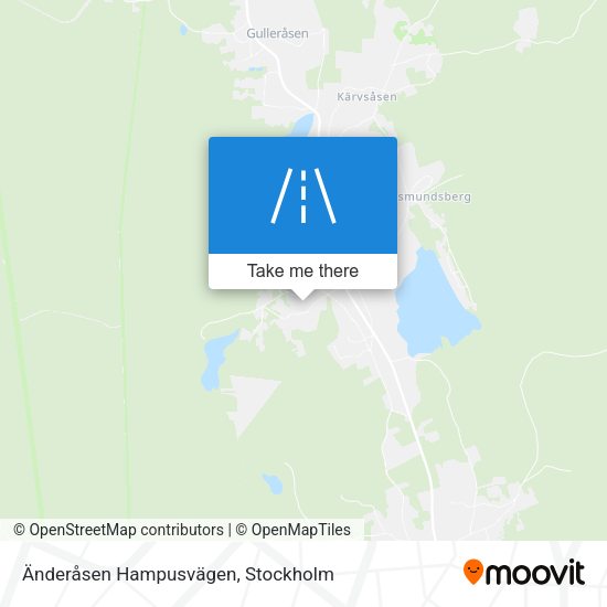 Änderåsen Hampusvägen map