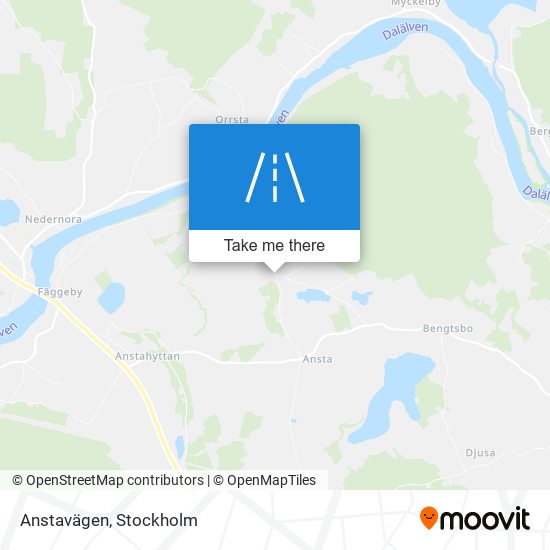 Anstavägen map