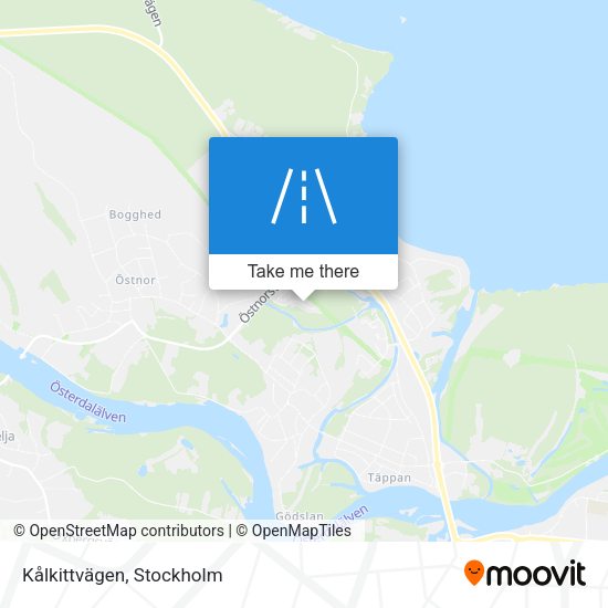 Kålkittvägen map