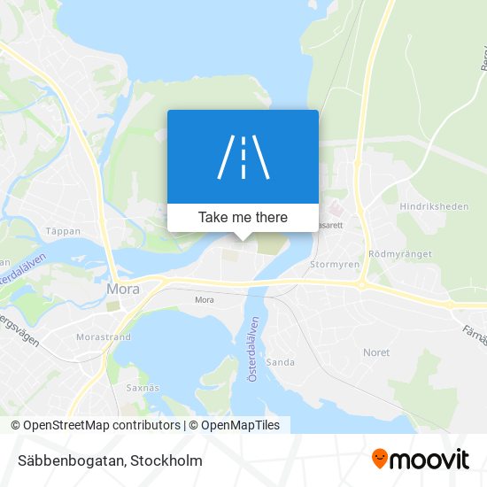 Säbbenbogatan map