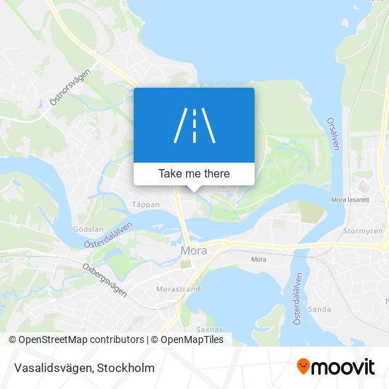 Vasalidsvägen map