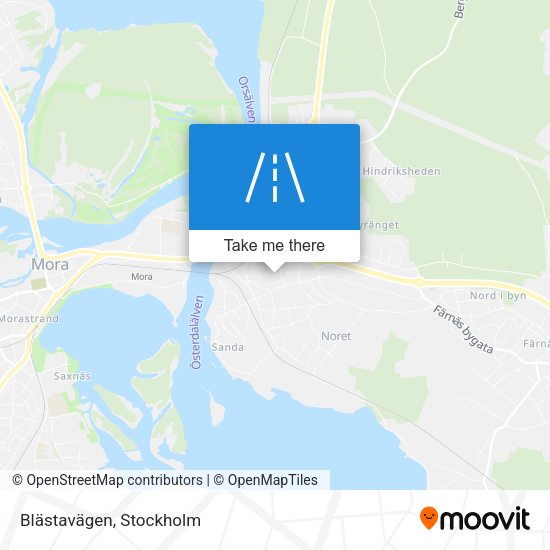 Blästavägen map