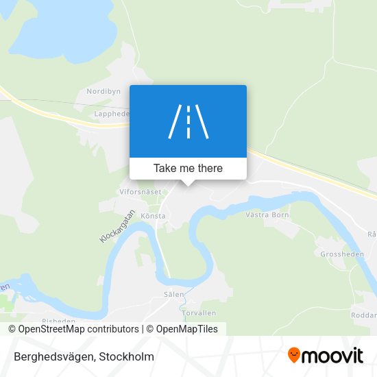 Berghedsvägen map