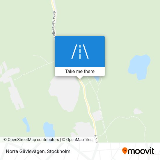 Norra Gävlevägen map