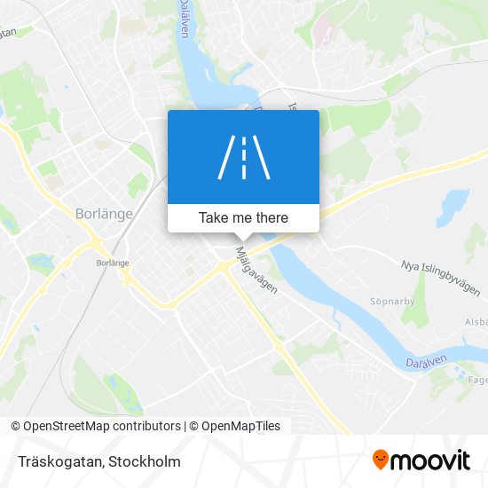 Träskogatan map