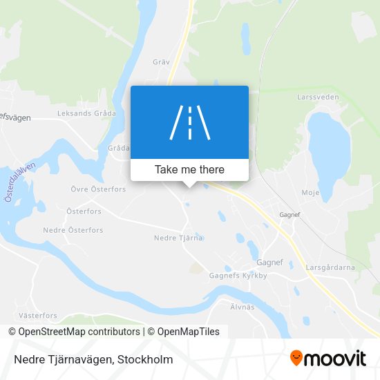 Nedre Tjärnavägen map