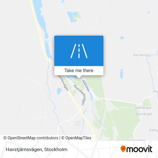 Havstjärnsvägen map