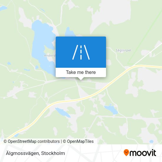 Älgmossvägen map