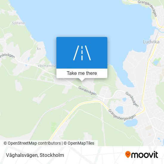 Våghalsvägen map