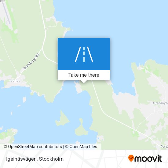 Igelnäsvägen map