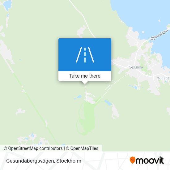 Gesundabergsvägen map