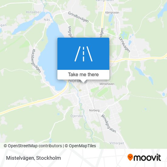 Mistelvägen map