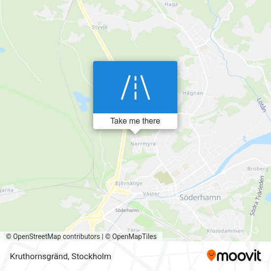 Kruthornsgränd map