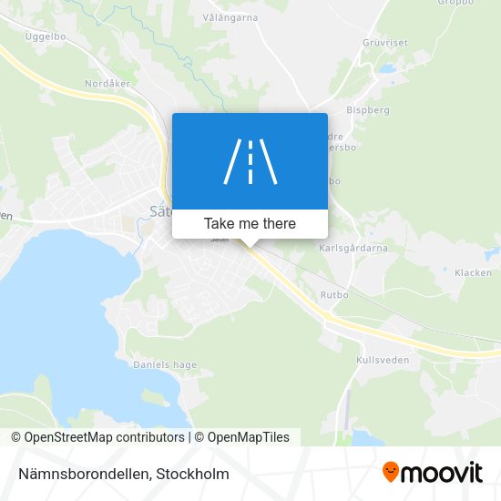 Nämnsborondellen map