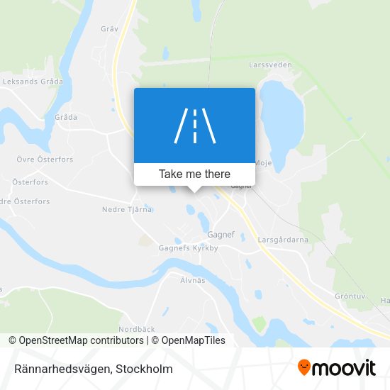Rännarhedsvägen map