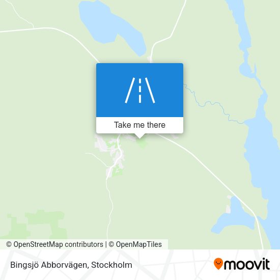 Bingsjö Abborvägen map