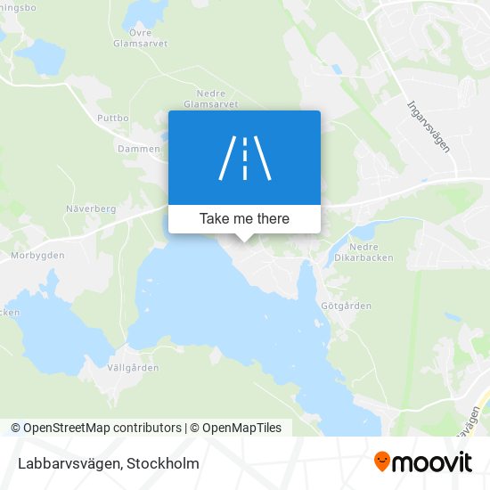 Labbarvsvägen map