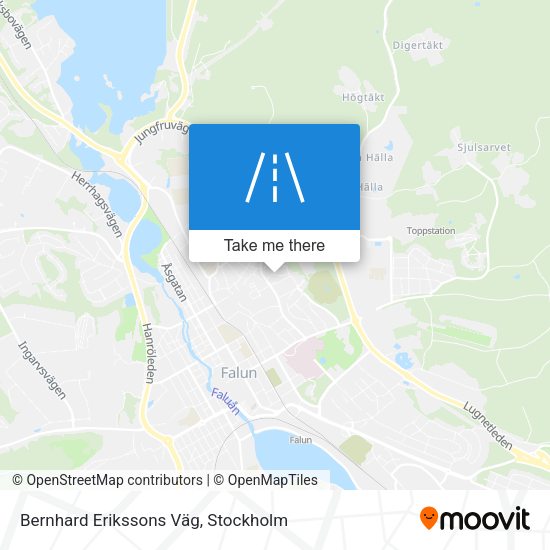 Bernhard Erikssons Väg map