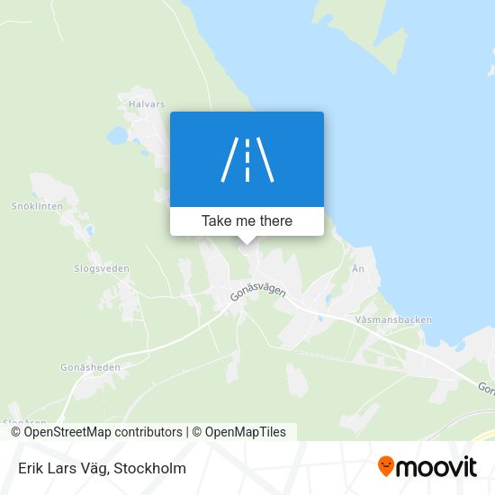 Erik Lars Väg map