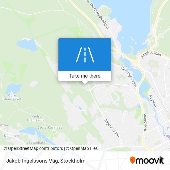 Jakob Ingelssons Väg map