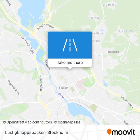 Lustigknoppsbacken map