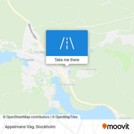 Appelmans Väg map