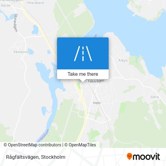 Rågfältsvägen map