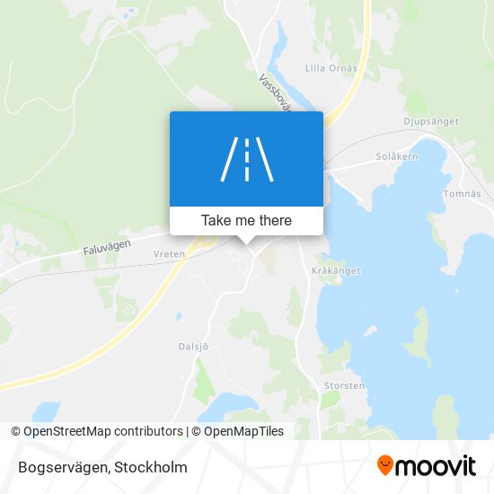 Bogservägen map