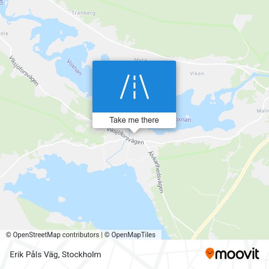 Erik Påls Väg map