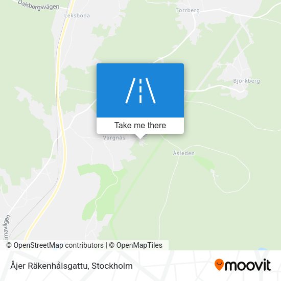 Åjer Räkenhålsgattu map