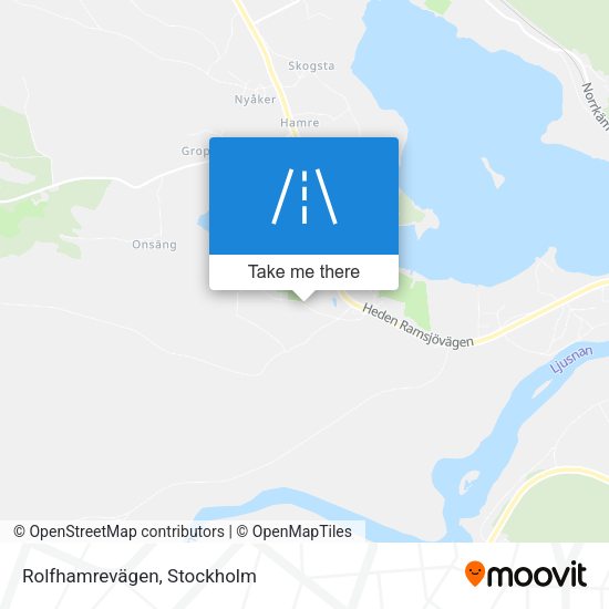 Rolfhamrevägen map