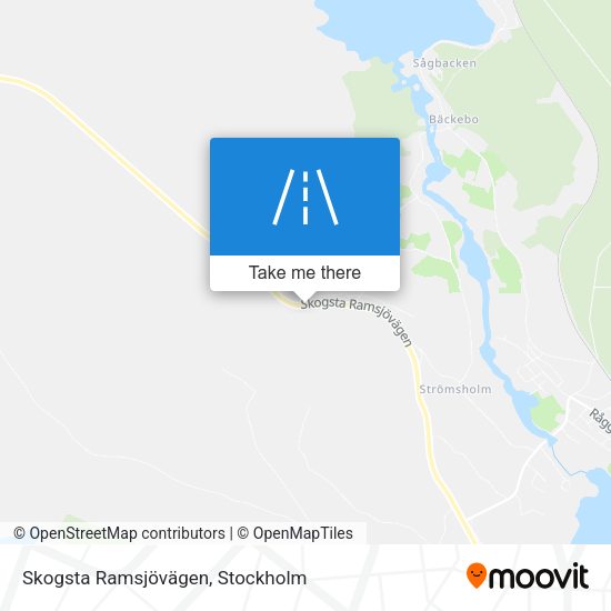 Skogsta Ramsjövägen map
