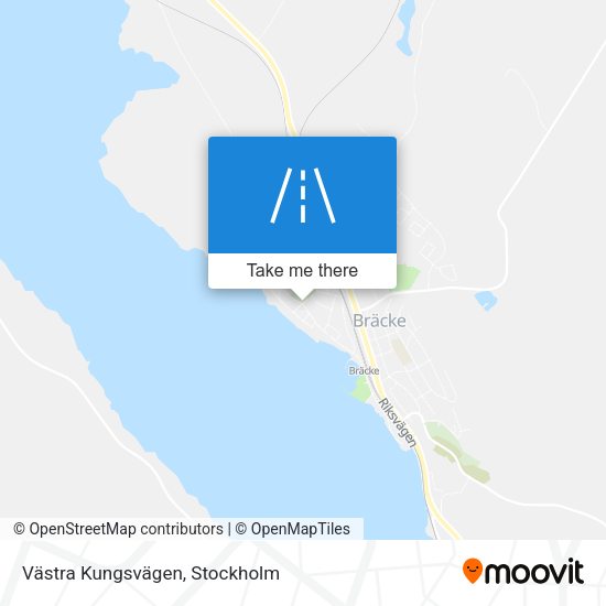 Västra Kungsvägen map