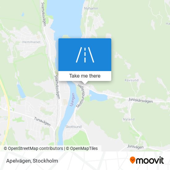 Apelvägen map