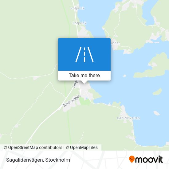 Sagalidenvägen map