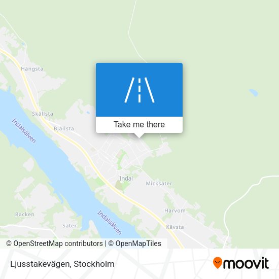 Ljusstakevägen map