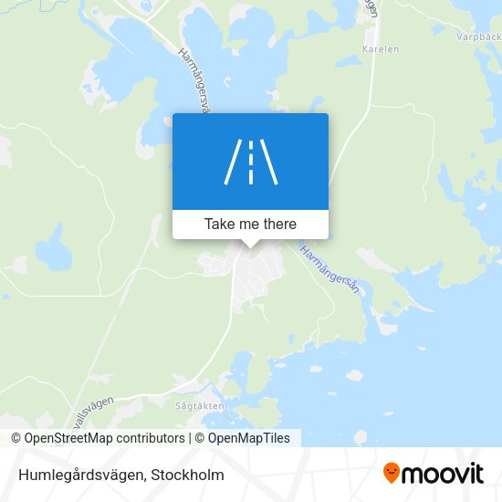 Humlegårdsvägen map